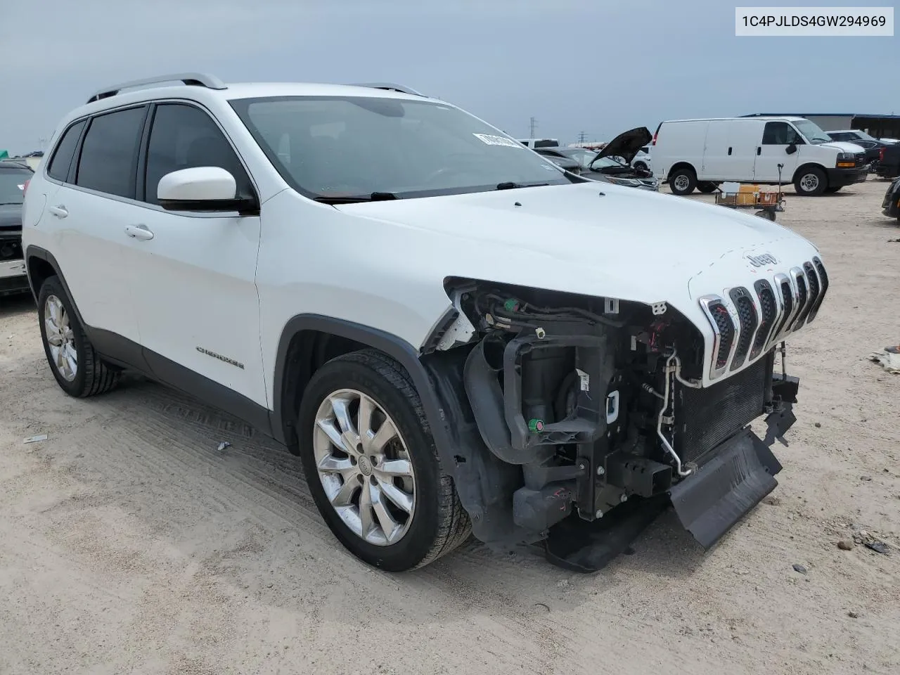 2016 Jeep Cherokee Limited VIN: 1C4PJLDS4GW294969 Lot: 70081094