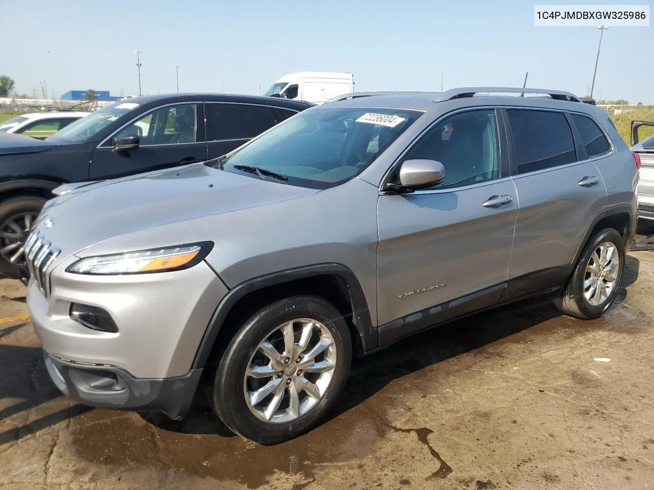 2016 Jeep Cherokee Limited VIN: 1C4PJMDBXGW325986 Lot: 70236004