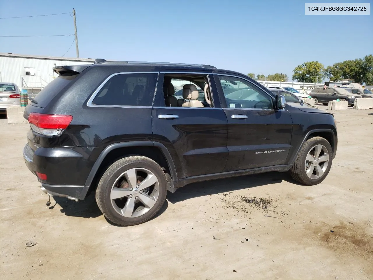 2016 Jeep Grand Cherokee Limited VIN: 1C4RJFBG8GC342726 Lot: 70236484