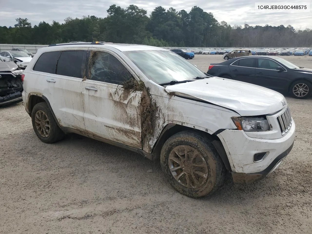 2016 Jeep Grand Cherokee Limited VIN: 1C4RJEBG3GC448575 Lot: 70254294