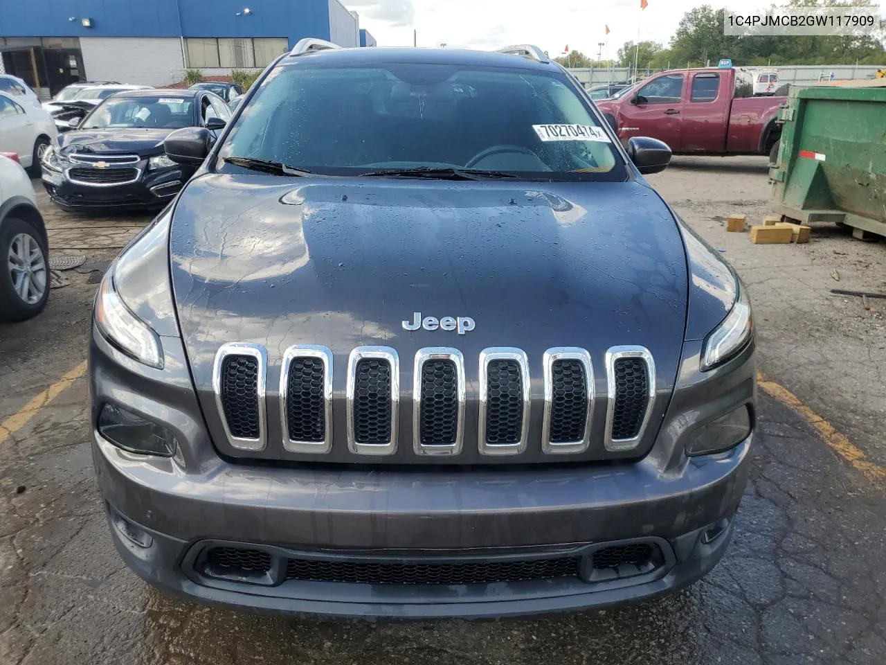 2016 Jeep Cherokee Latitude VIN: 1C4PJMCB2GW117909 Lot: 70270474