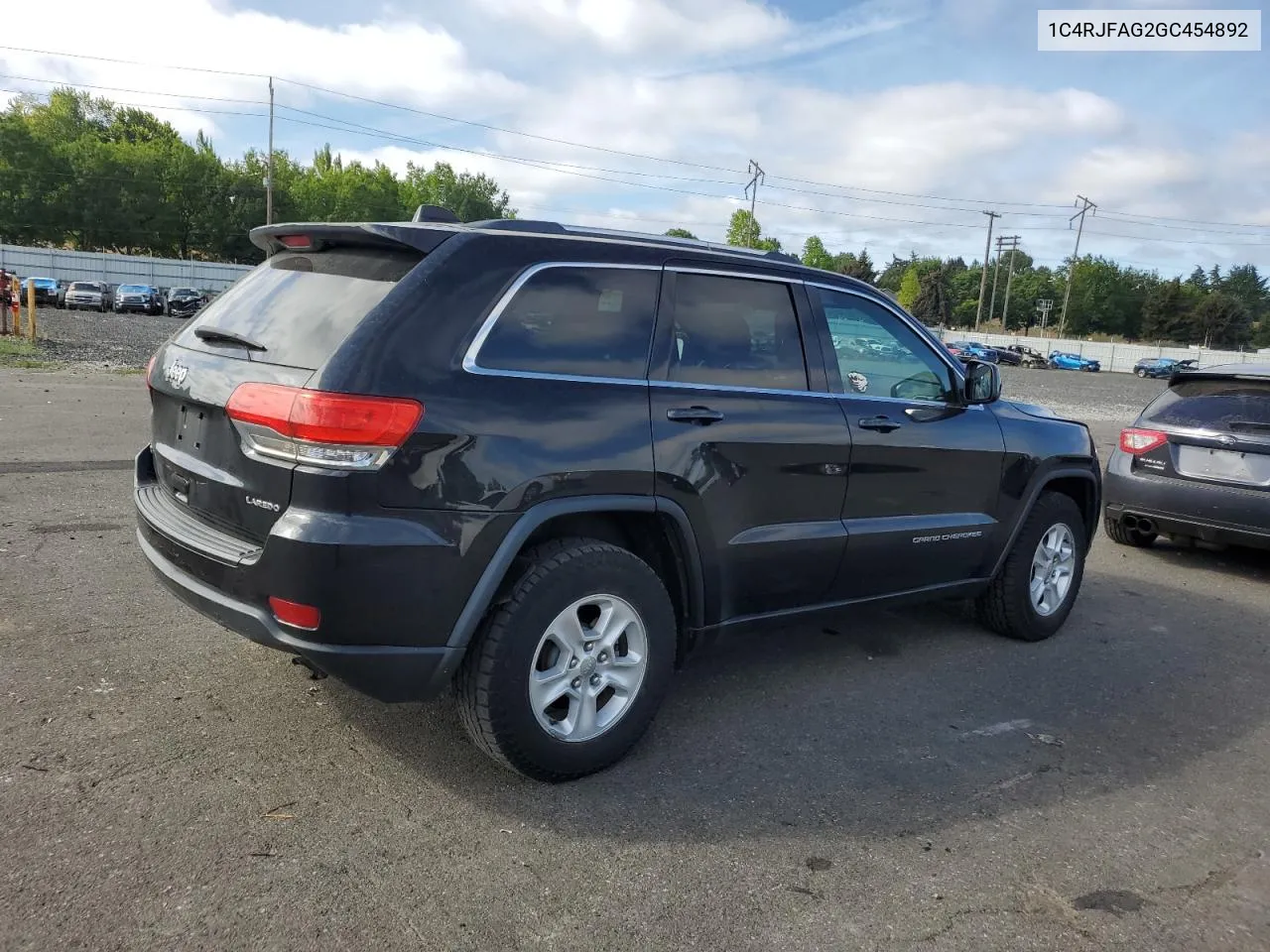 2016 Jeep Grand Cherokee Laredo VIN: 1C4RJFAG2GC454892 Lot: 70292804