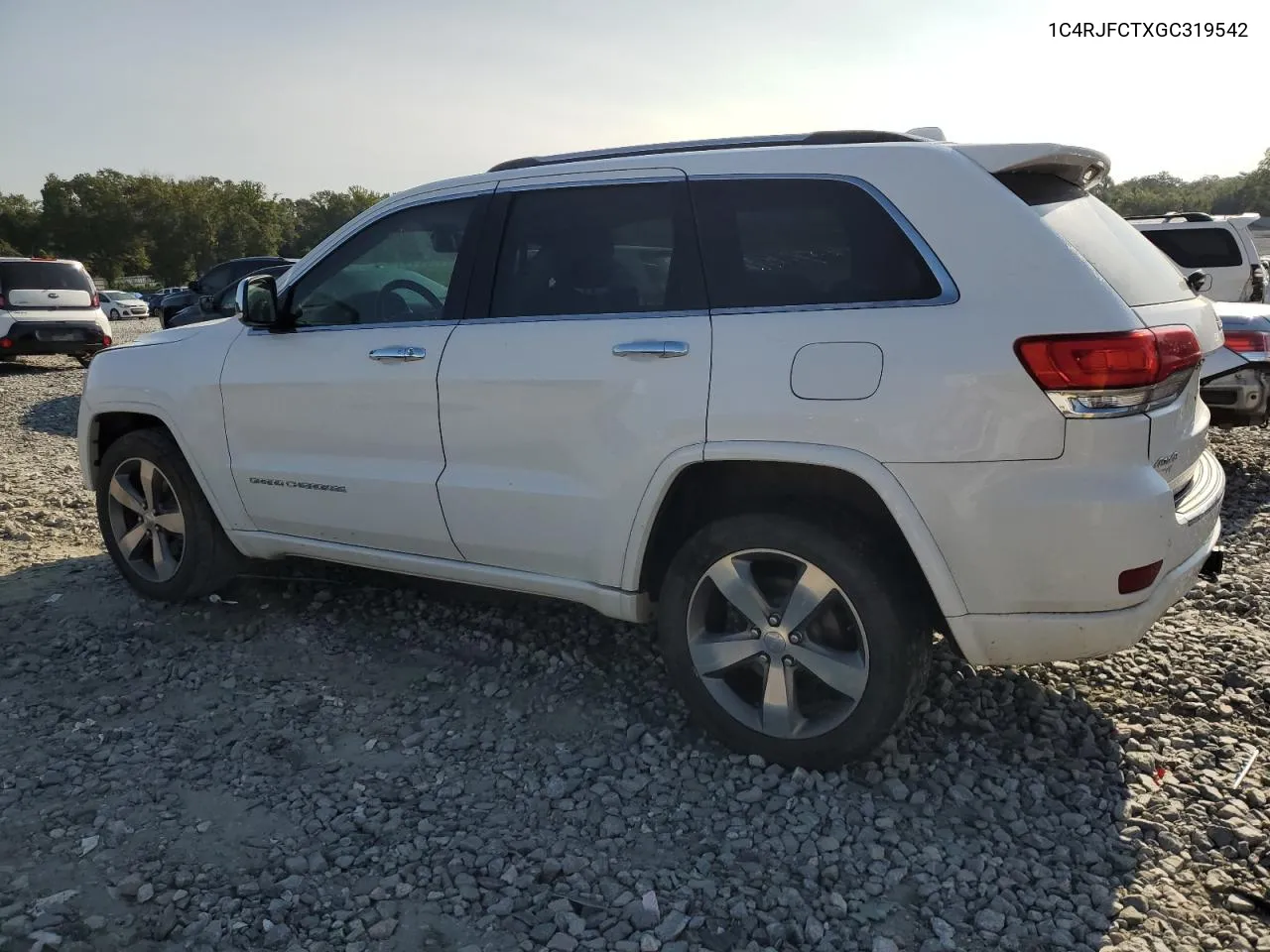 2016 Jeep Grand Cherokee Overland VIN: 1C4RJFCTXGC319542 Lot: 70371844