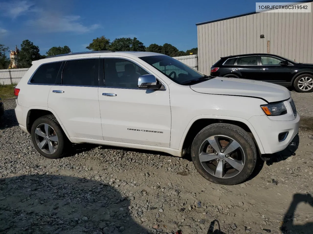 2016 Jeep Grand Cherokee Overland VIN: 1C4RJFCTXGC319542 Lot: 70371844