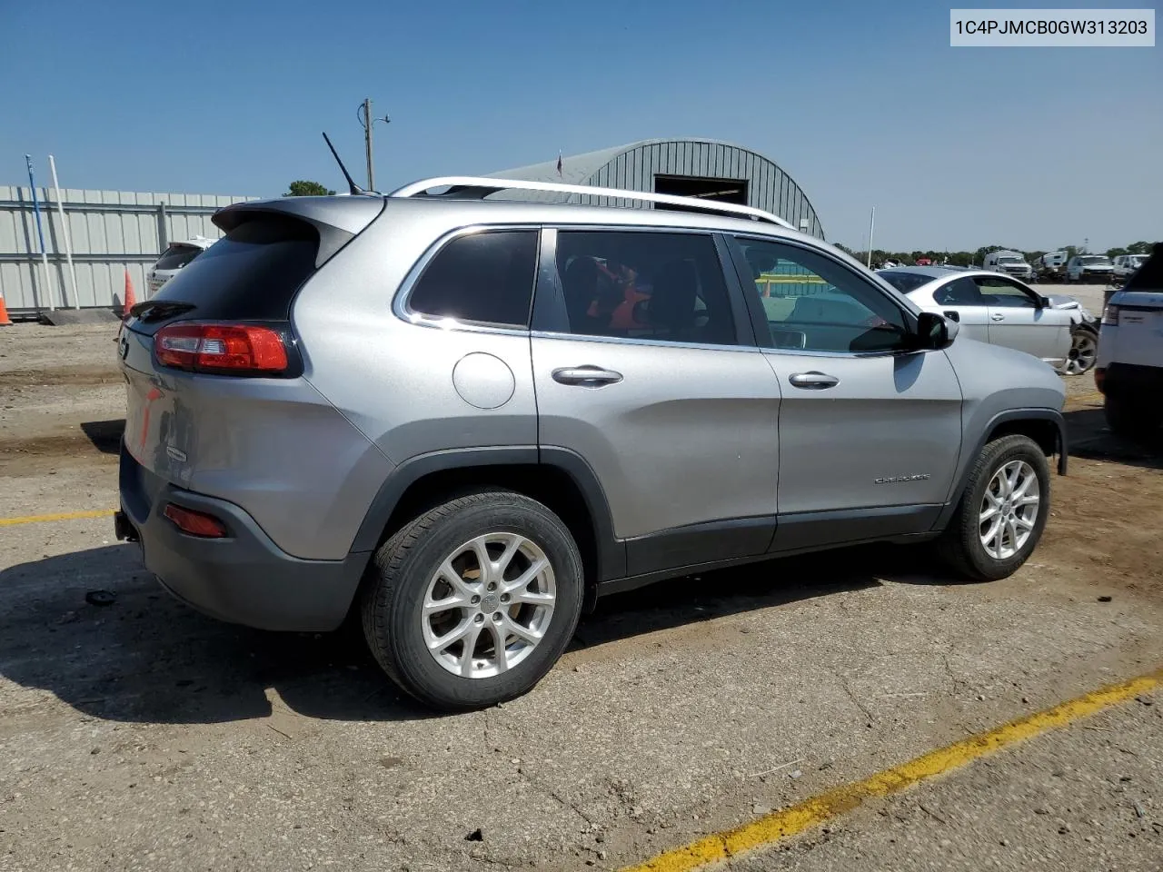 2016 Jeep Cherokee Latitude VIN: 1C4PJMCB0GW313203 Lot: 70507714