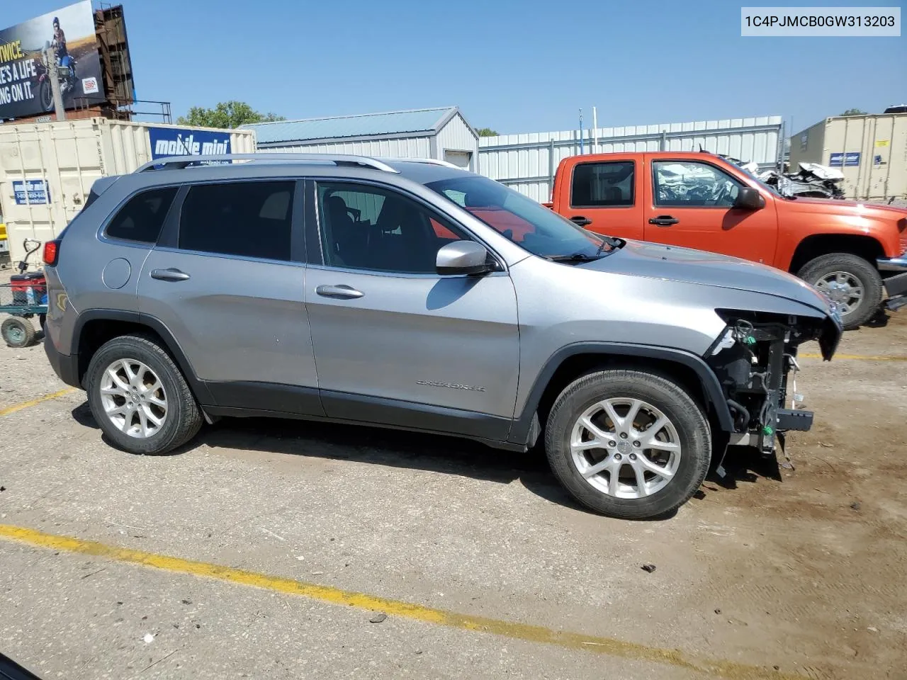 2016 Jeep Cherokee Latitude VIN: 1C4PJMCB0GW313203 Lot: 70507714