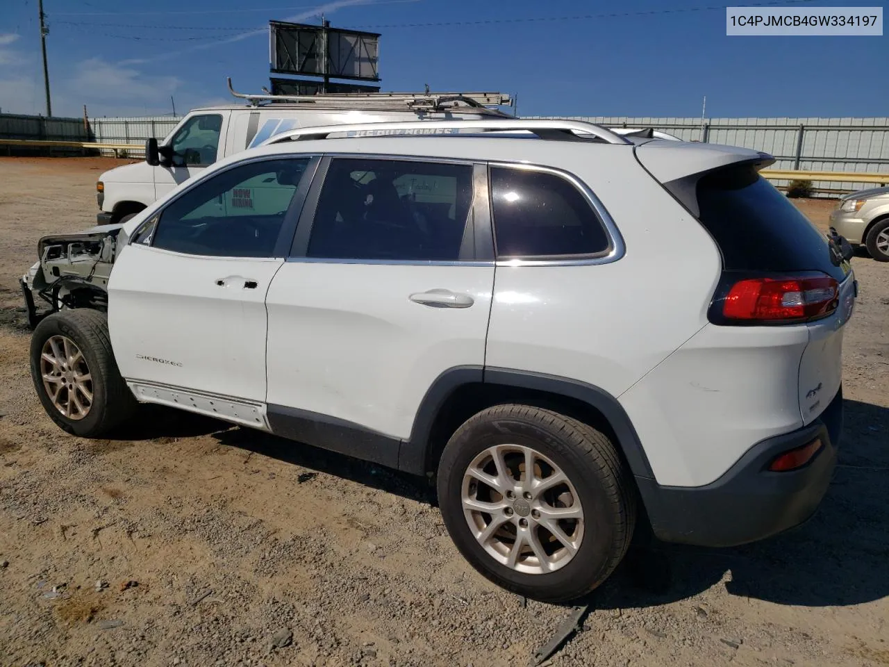 2016 Jeep Cherokee Latitude VIN: 1C4PJMCB4GW334197 Lot: 70960824