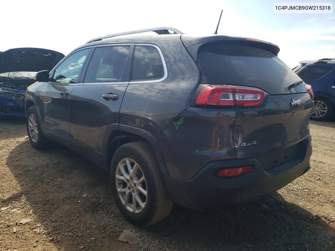 2016 Jeep Cherokee Latitude VIN: 1C4PJMCB9GW215318 Lot: 71108894