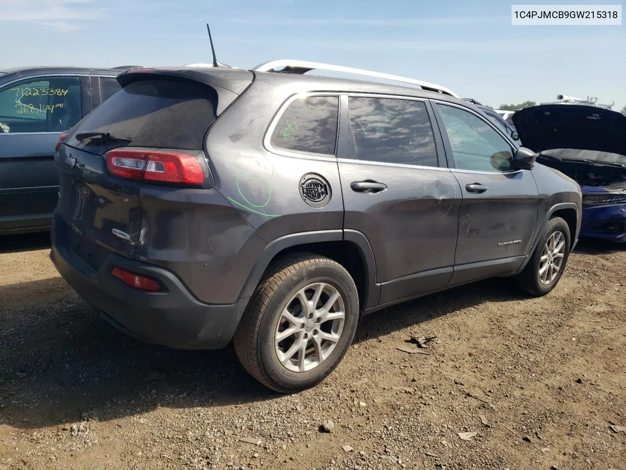 2016 Jeep Cherokee Latitude VIN: 1C4PJMCB9GW215318 Lot: 71108894