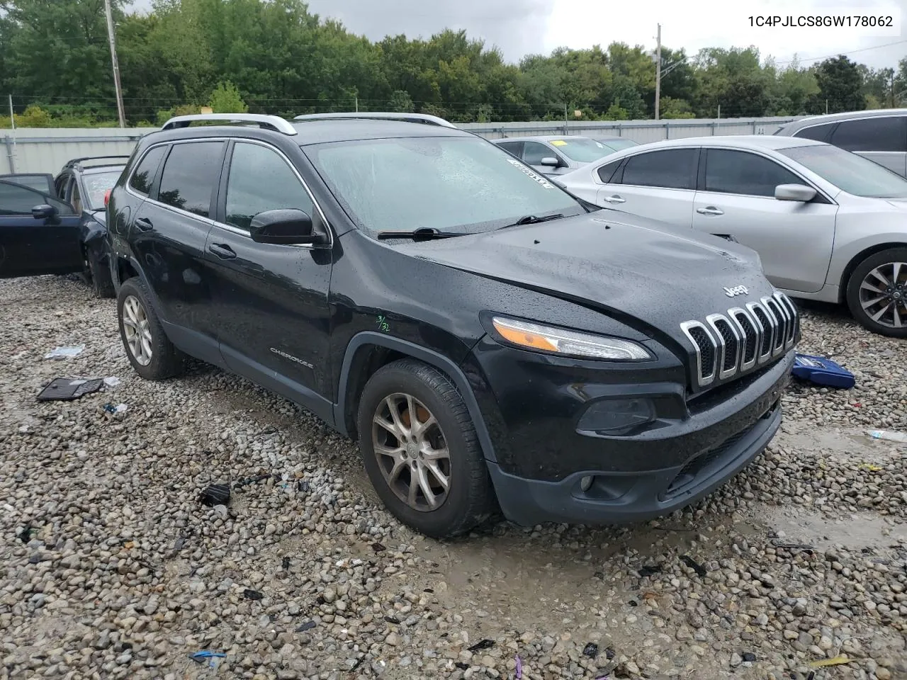 2016 Jeep Cherokee Latitude VIN: 1C4PJLCS8GW178062 Lot: 71182004