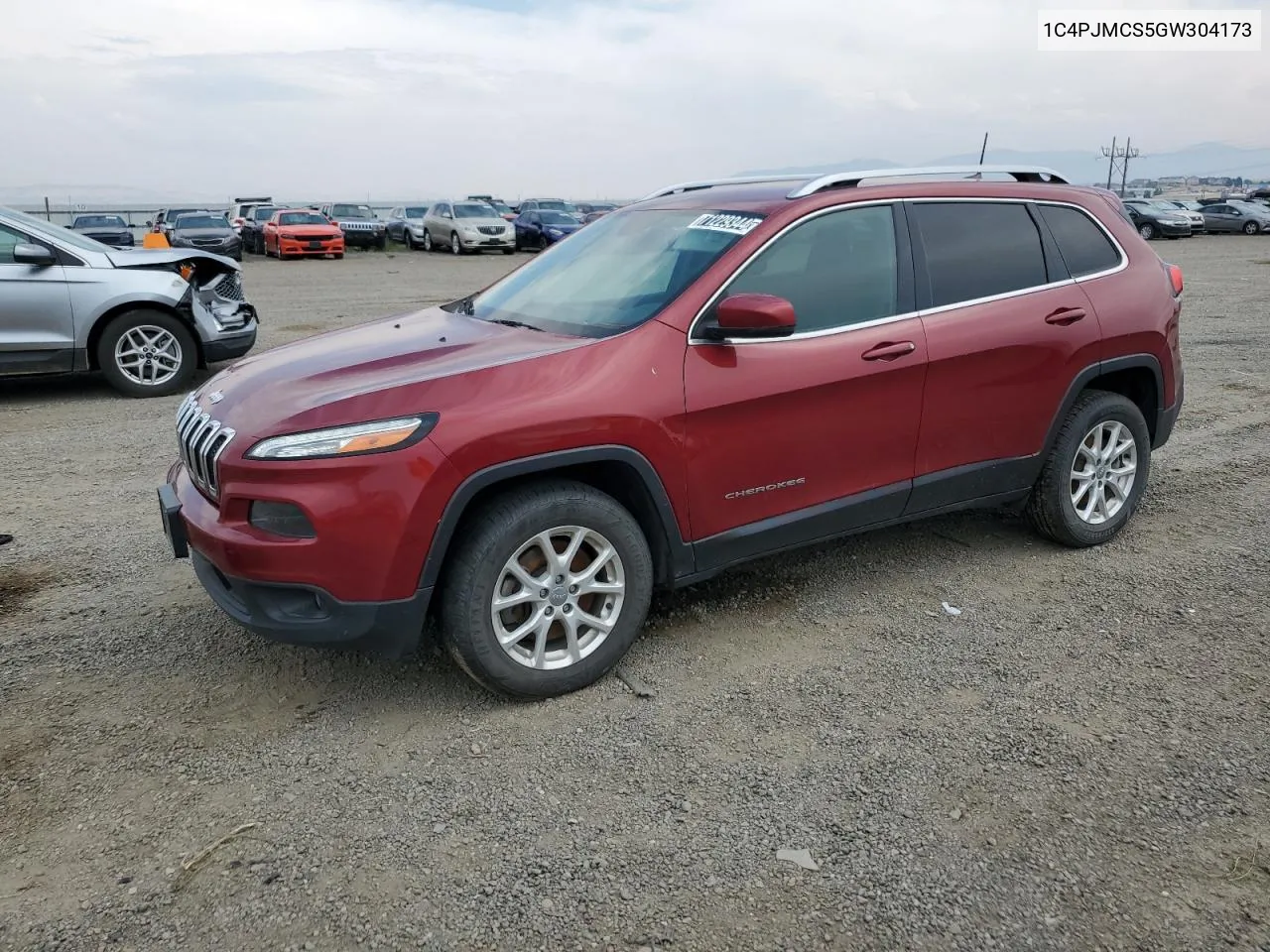 2016 Jeep Cherokee Latitude VIN: 1C4PJMCS5GW304173 Lot: 71229344