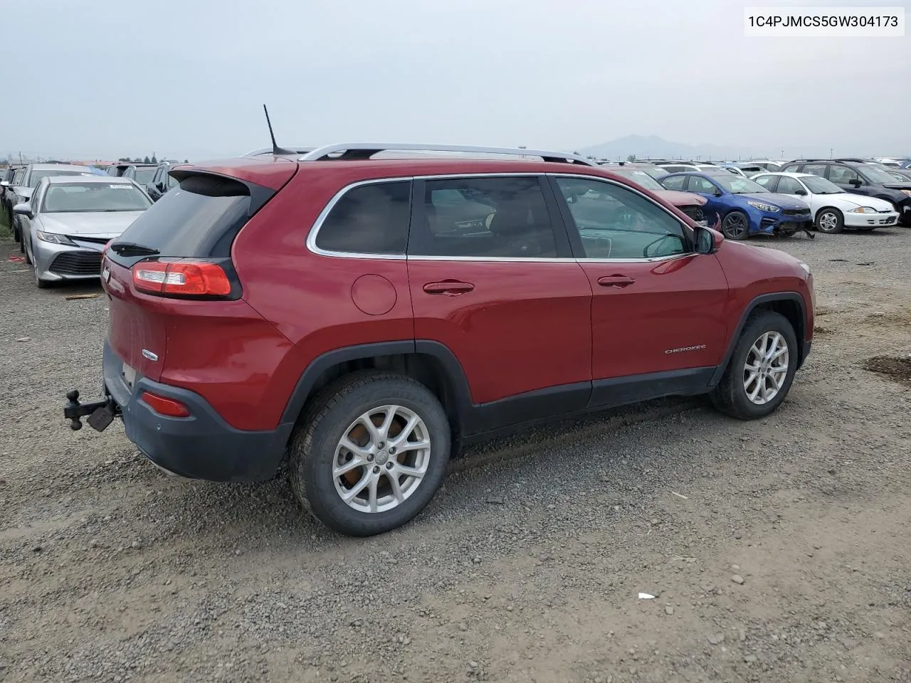 2016 Jeep Cherokee Latitude VIN: 1C4PJMCS5GW304173 Lot: 71229344