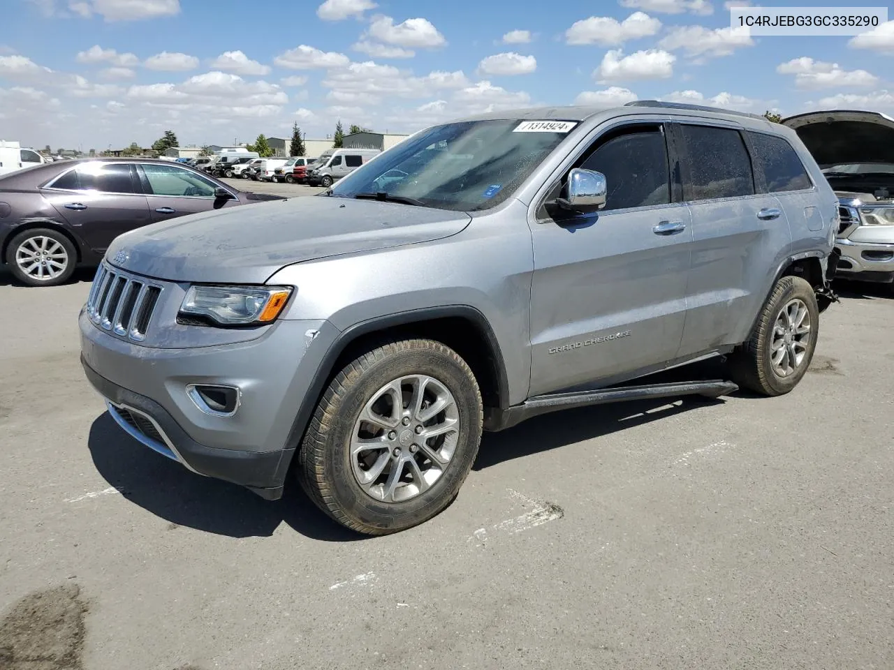 2016 Jeep Grand Cherokee Limited VIN: 1C4RJEBG3GC335290 Lot: 71314924