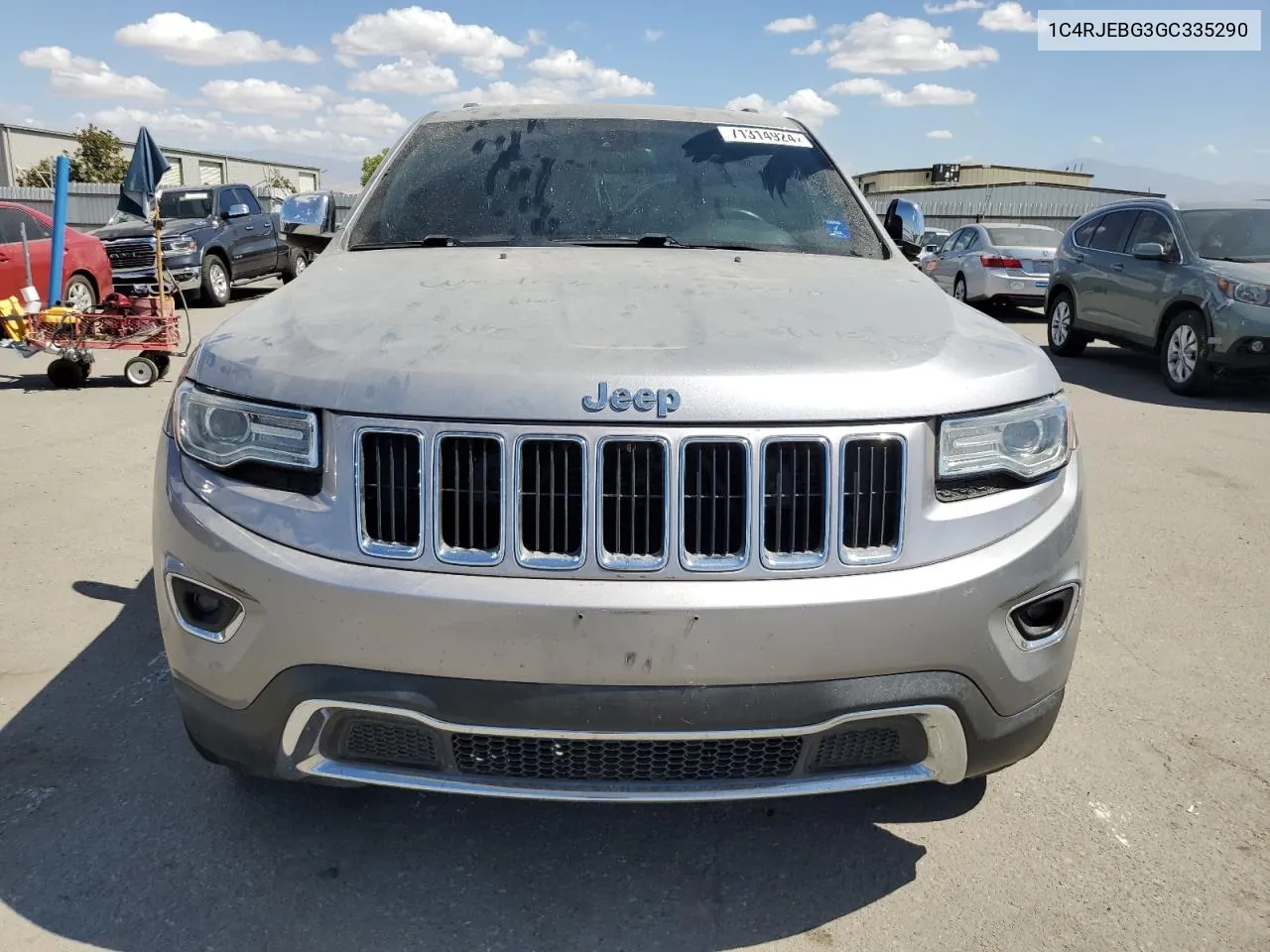 2016 Jeep Grand Cherokee Limited VIN: 1C4RJEBG3GC335290 Lot: 71314924