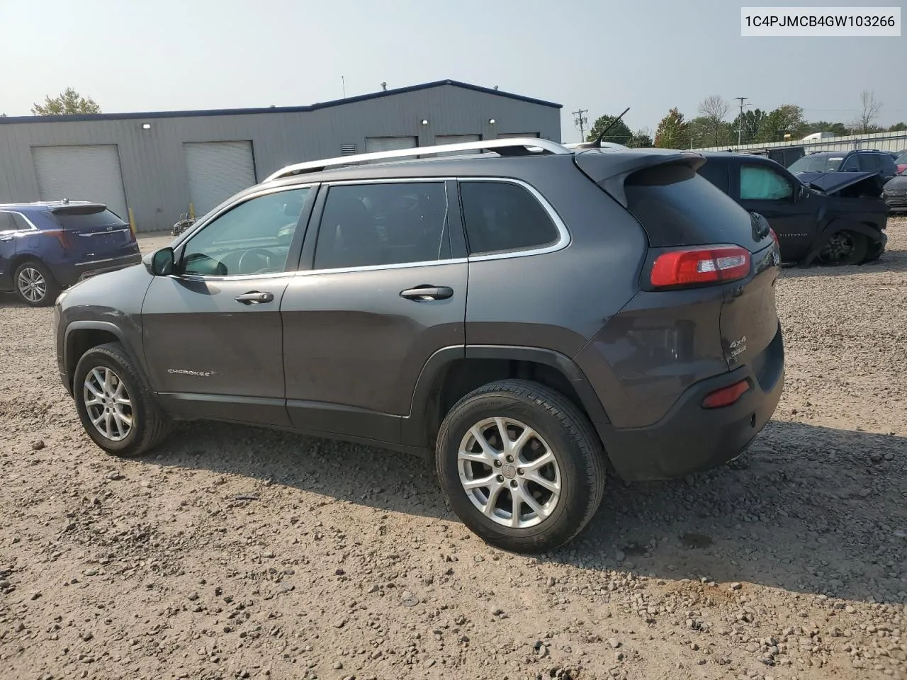 2016 Jeep Cherokee Latitude VIN: 1C4PJMCB4GW103266 Lot: 71351004