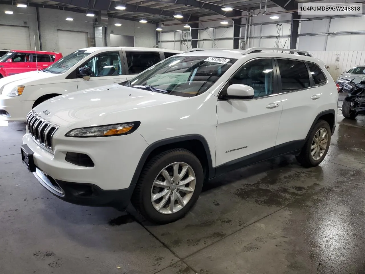 2016 Jeep Cherokee Limited VIN: 1C4PJMDB9GW248818 Lot: 71415084