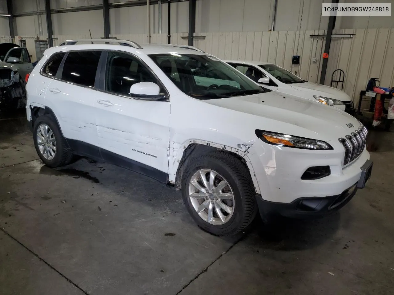 2016 Jeep Cherokee Limited VIN: 1C4PJMDB9GW248818 Lot: 71415084