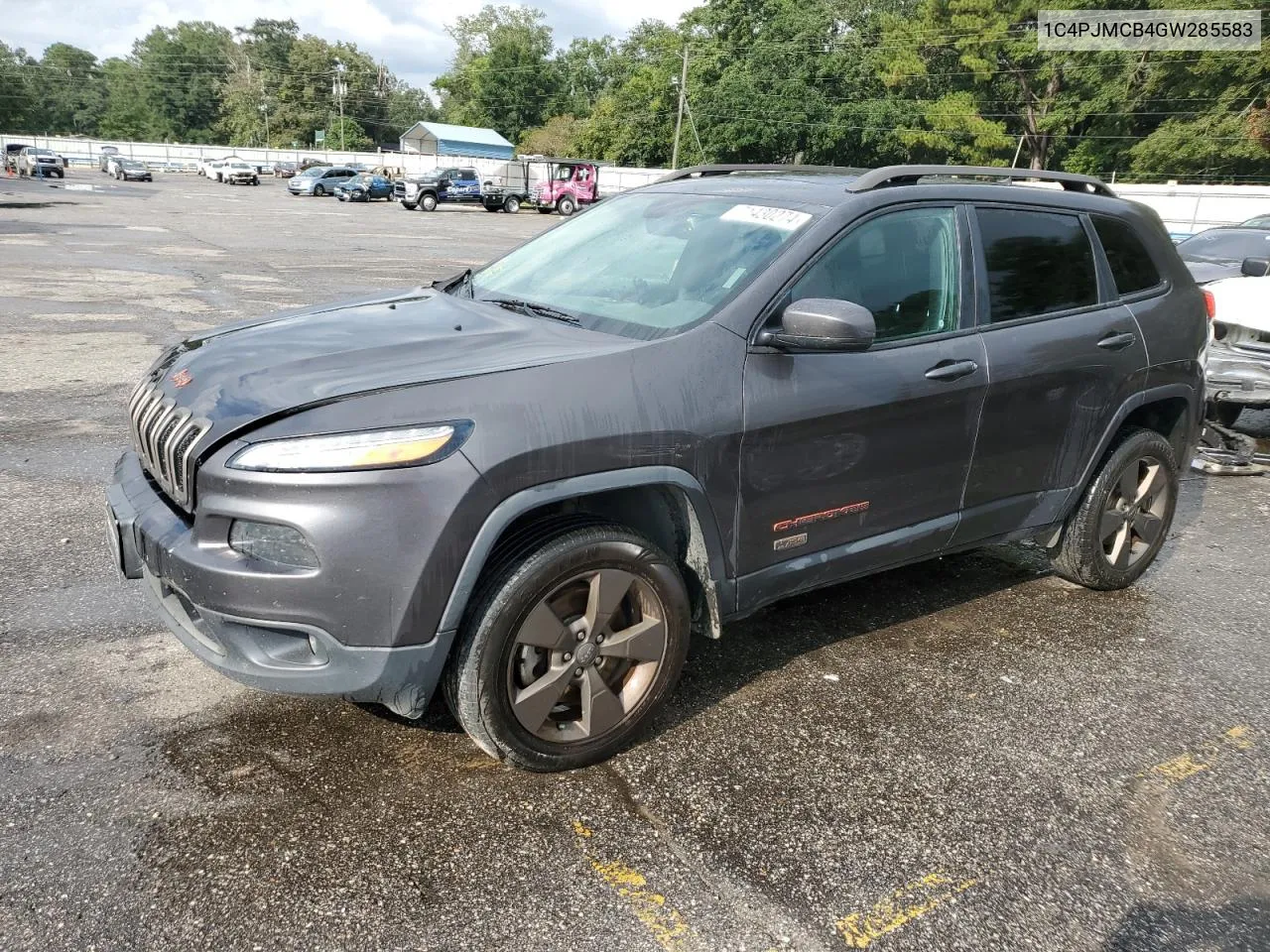 2016 Jeep Cherokee Latitude VIN: 1C4PJMCB4GW285583 Lot: 71430274