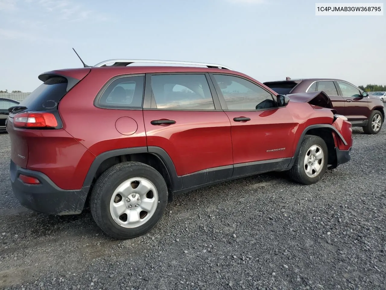 2016 Jeep Cherokee Sport VIN: 1C4PJMAB3GW368795 Lot: 71439044