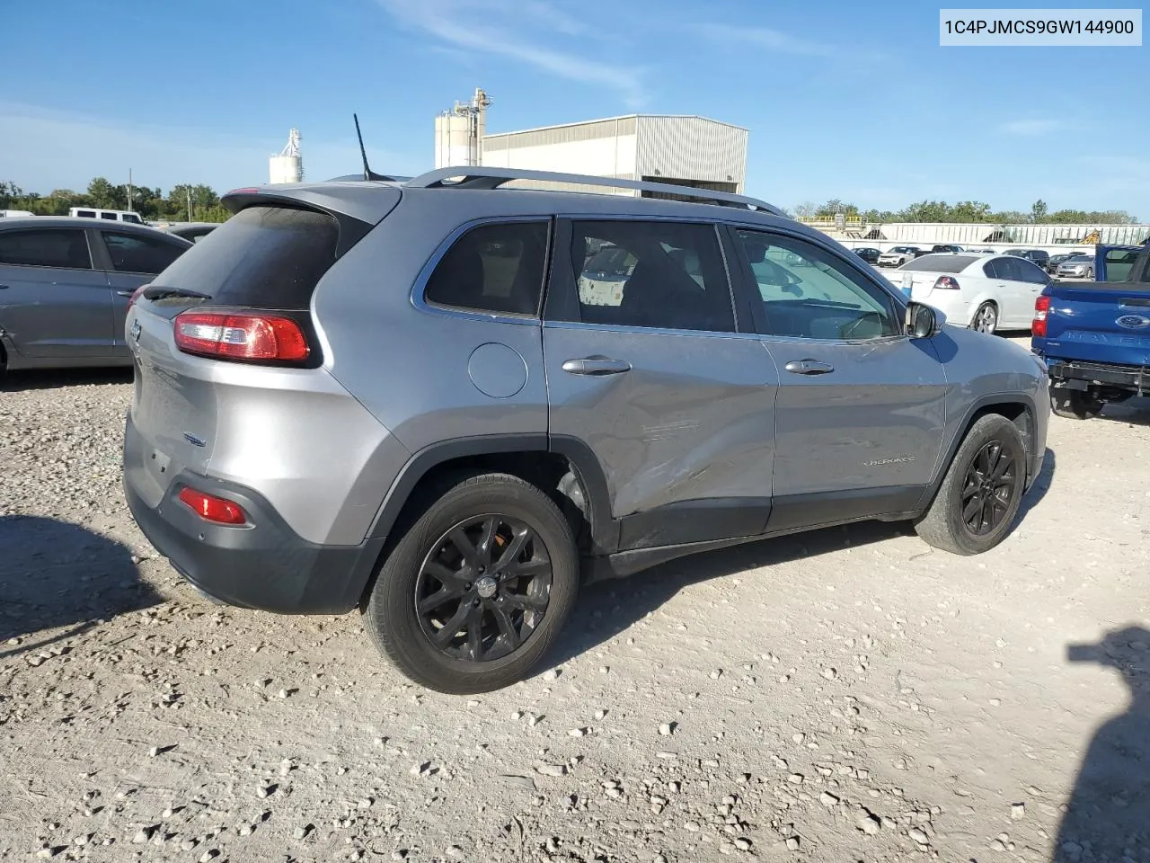 2016 Jeep Cherokee Latitude VIN: 1C4PJMCS9GW144900 Lot: 71497954