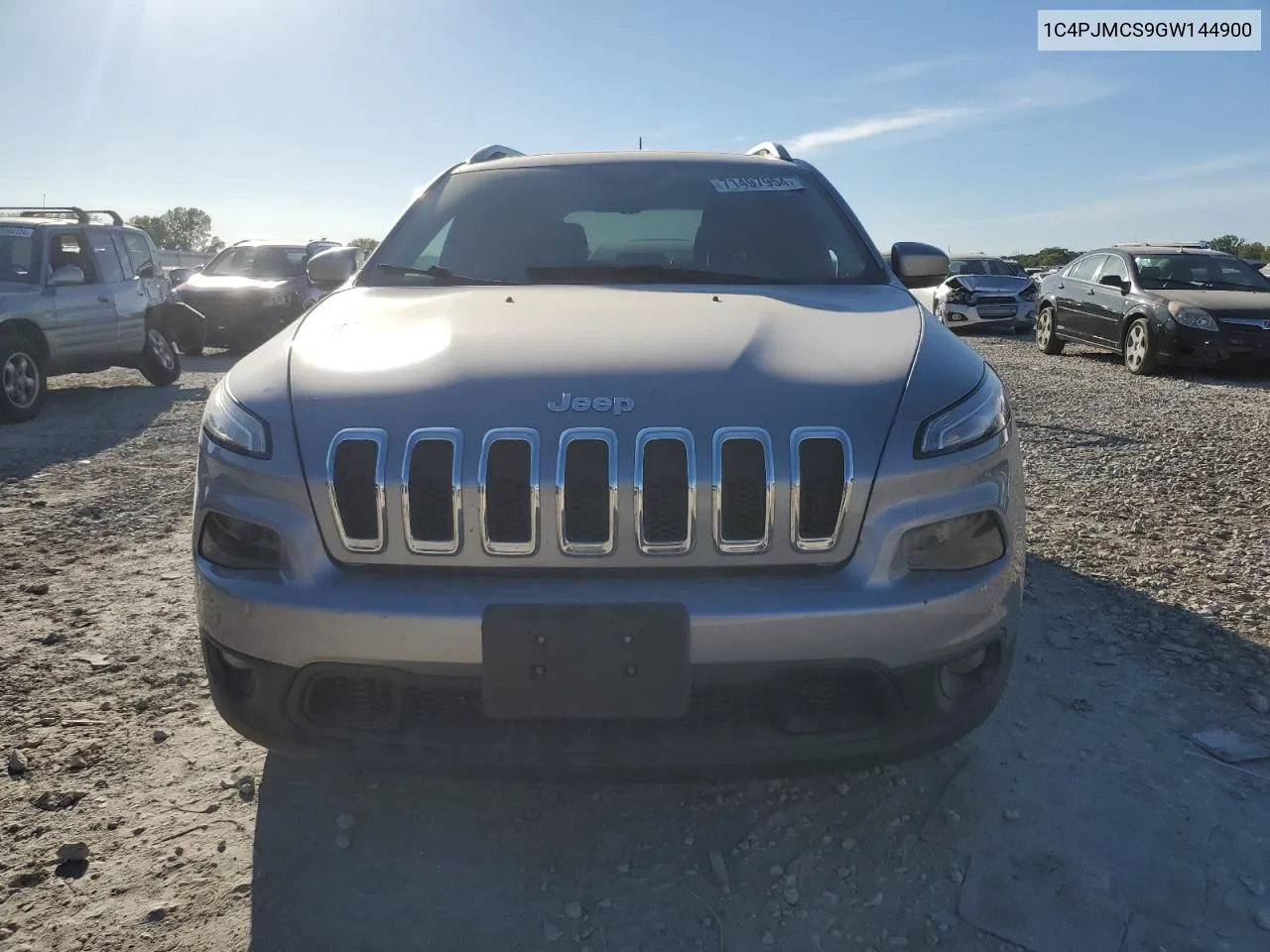 2016 Jeep Cherokee Latitude VIN: 1C4PJMCS9GW144900 Lot: 71497954