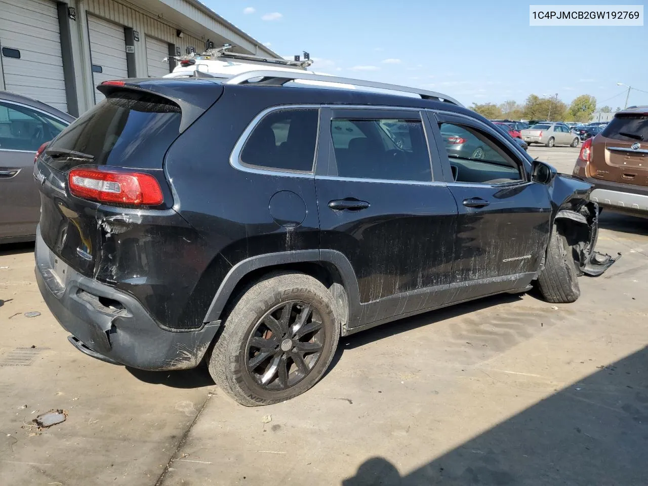 2016 Jeep Cherokee Latitude VIN: 1C4PJMCB2GW192769 Lot: 71521704