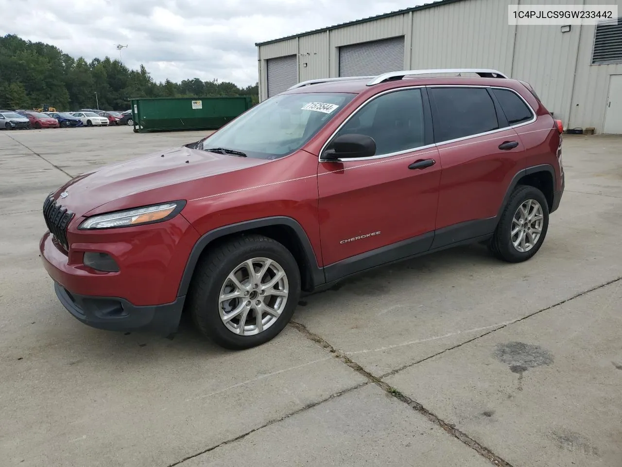 2016 Jeep Cherokee Latitude VIN: 1C4PJLCS9GW233442 Lot: 71575544