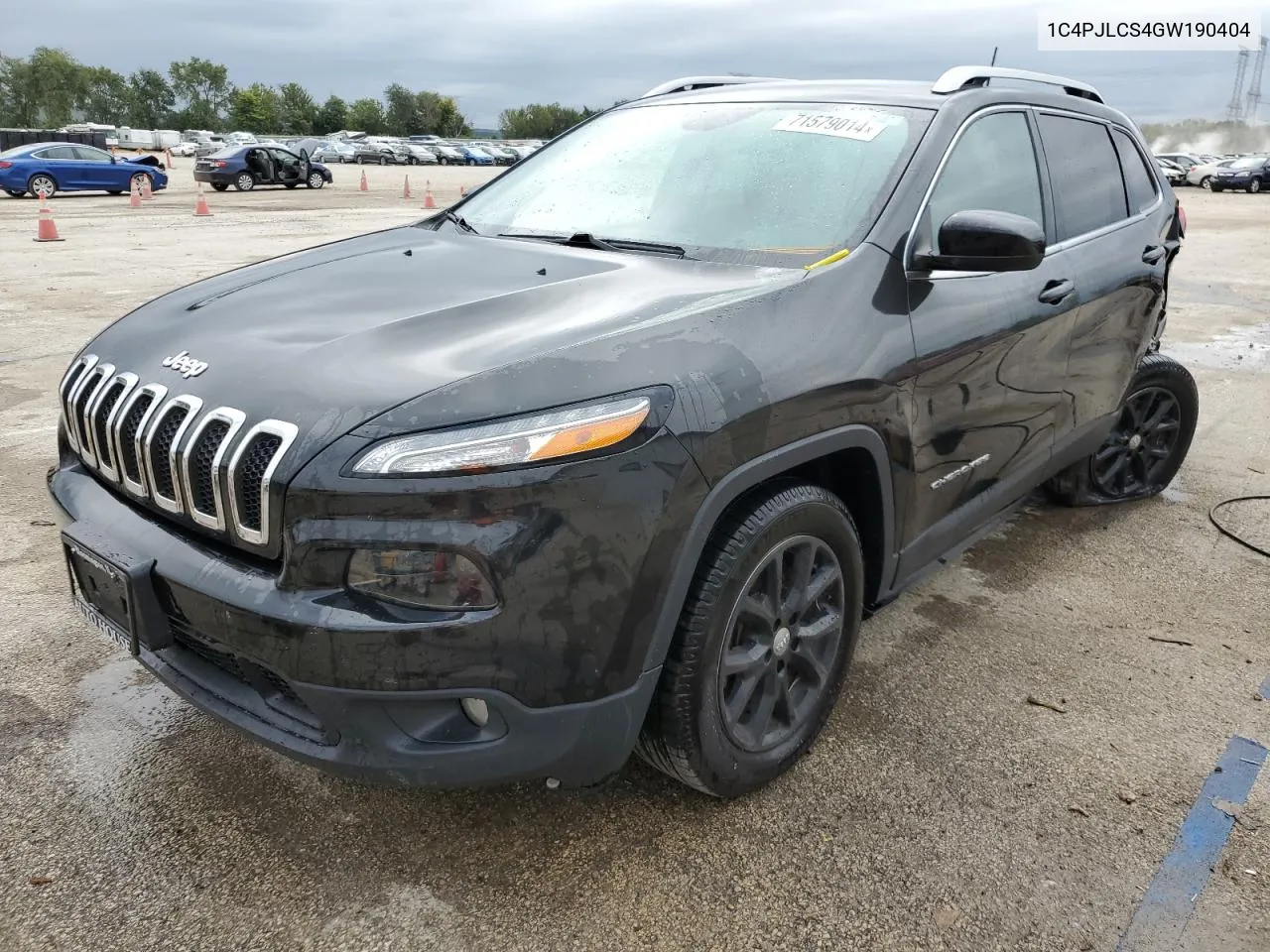 2016 Jeep Cherokee Latitude VIN: 1C4PJLCS4GW190404 Lot: 71579014