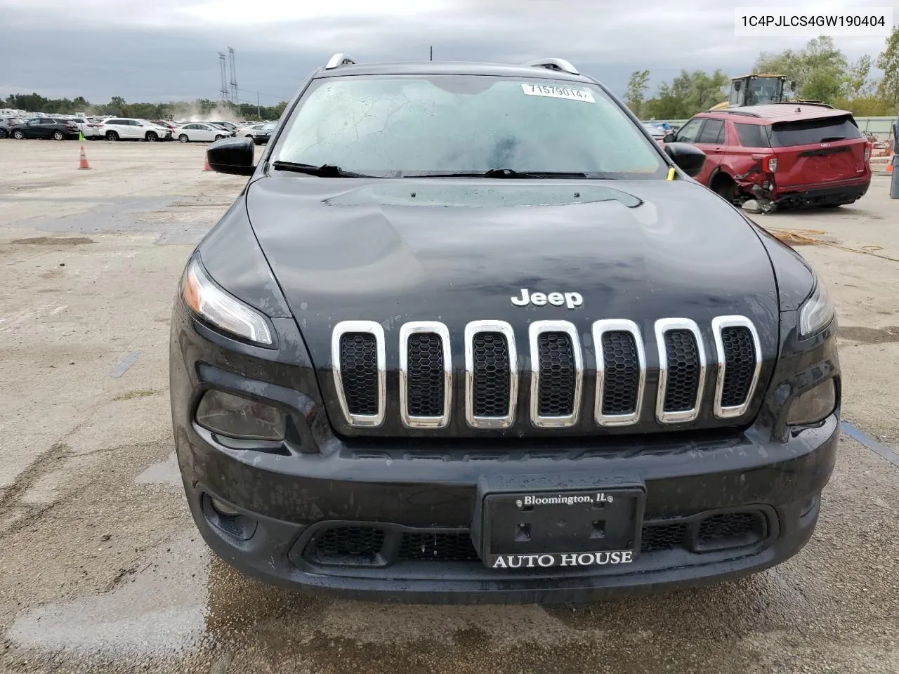 2016 Jeep Cherokee Latitude VIN: 1C4PJLCS4GW190404 Lot: 71579014