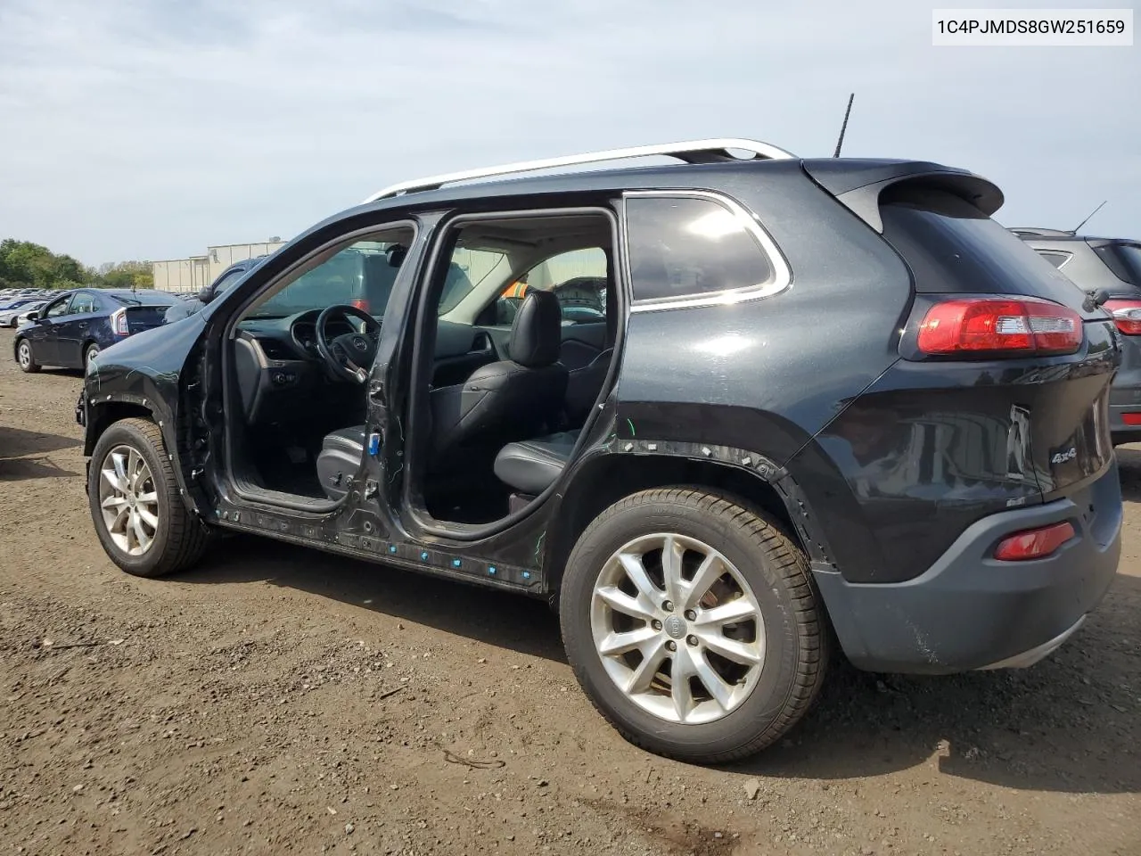 2016 Jeep Cherokee Limited VIN: 1C4PJMDS8GW251659 Lot: 71581604