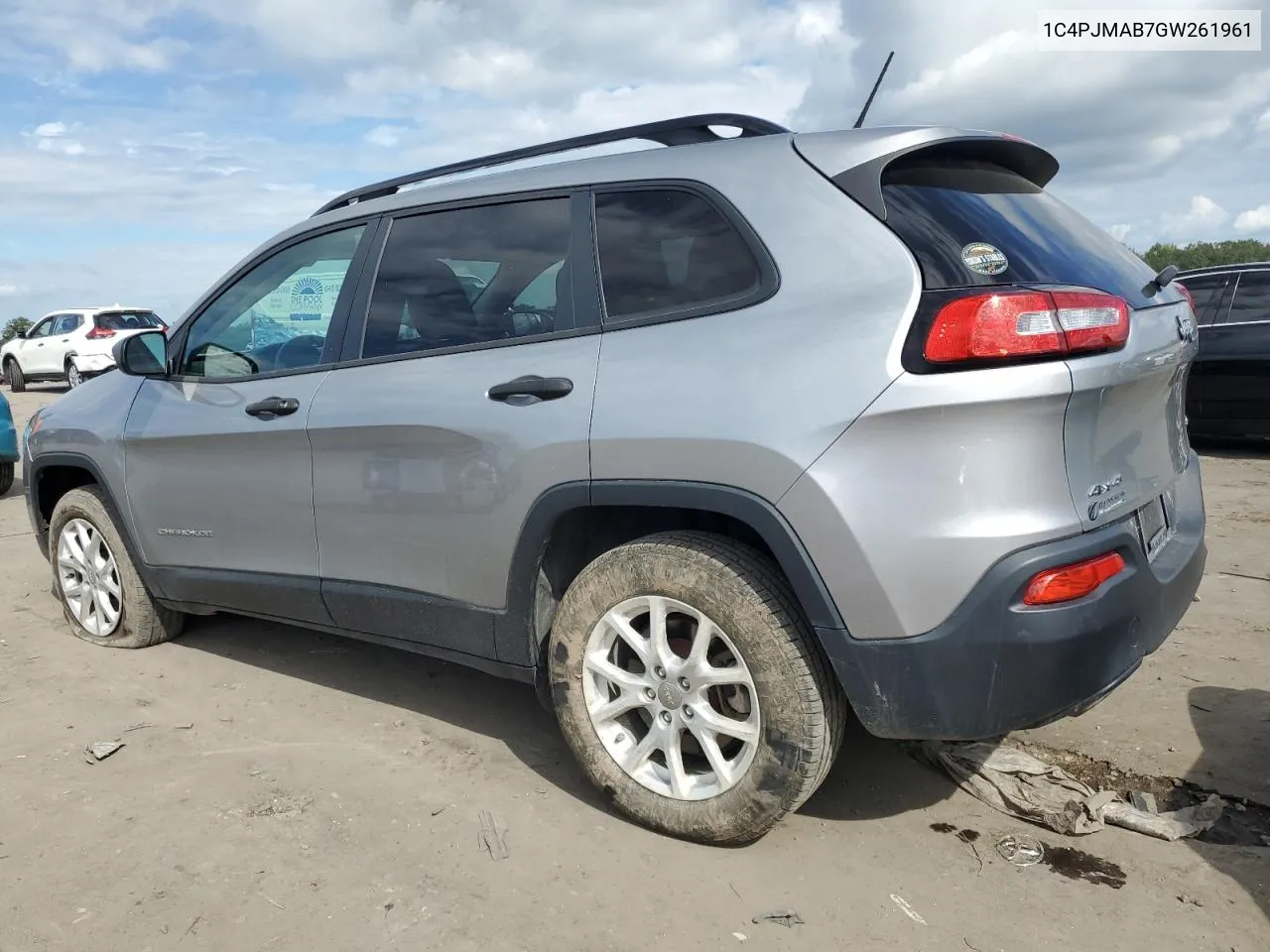 2016 Jeep Cherokee Sport VIN: 1C4PJMAB7GW261961 Lot: 71603014