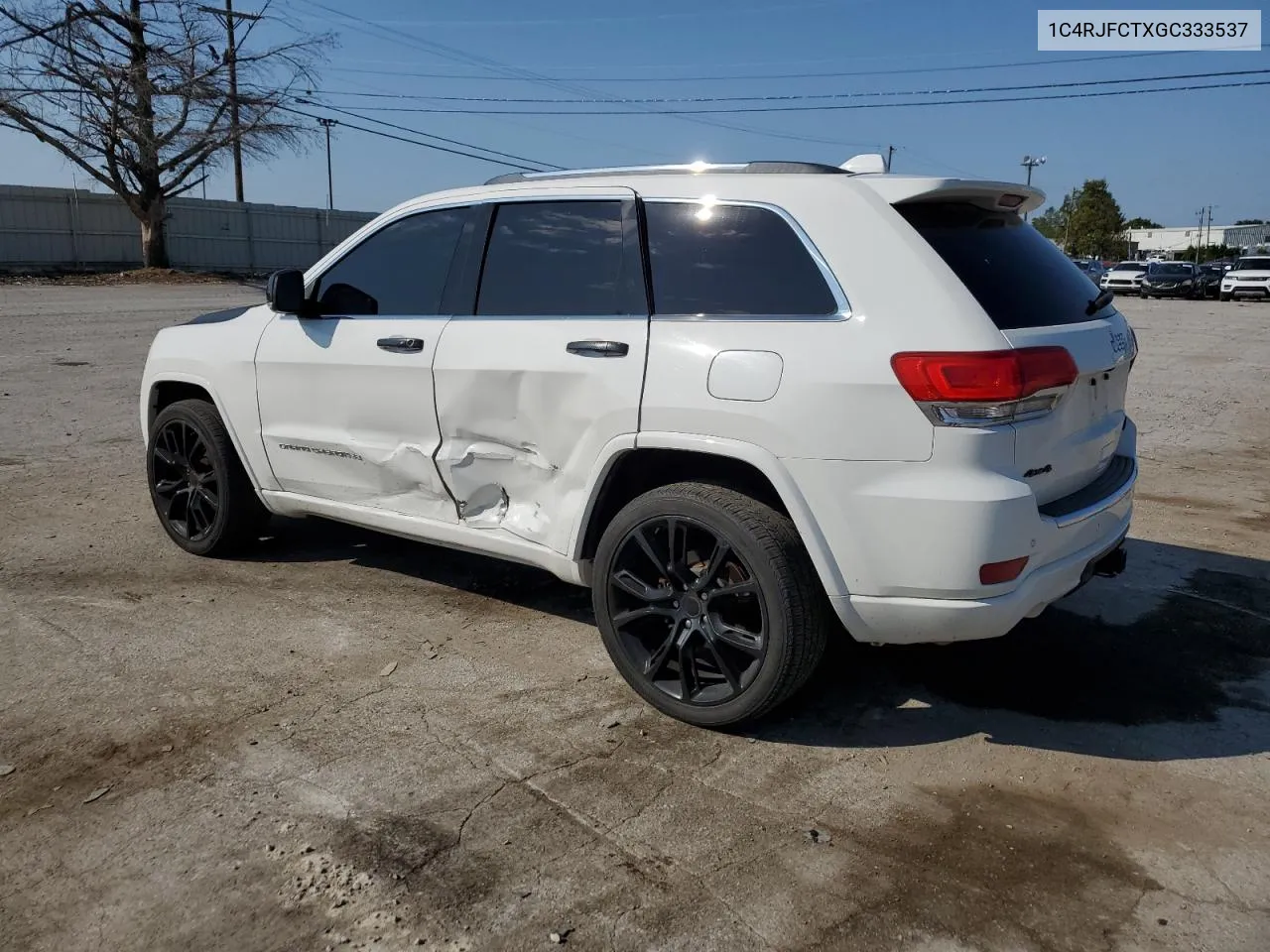 2016 Jeep Grand Cherokee Overland VIN: 1C4RJFCTXGC333537 Lot: 71748754