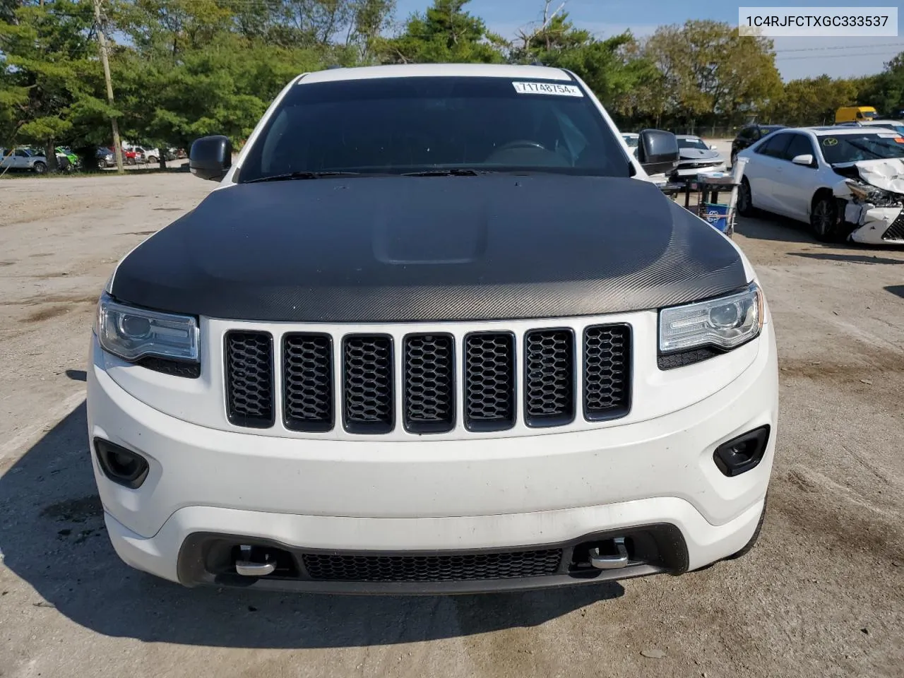 2016 Jeep Grand Cherokee Overland VIN: 1C4RJFCTXGC333537 Lot: 71748754