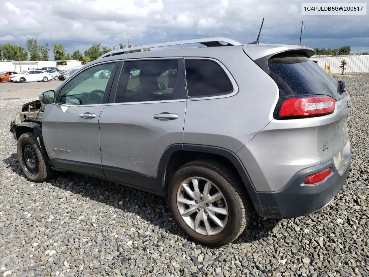 2016 Jeep Cherokee Limited VIN: 1C4PJLDB5GW200517 Lot: 71851334