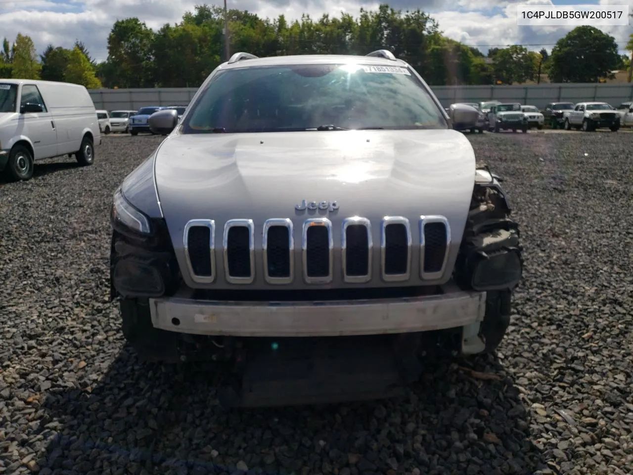 1C4PJLDB5GW200517 2016 Jeep Cherokee Limited