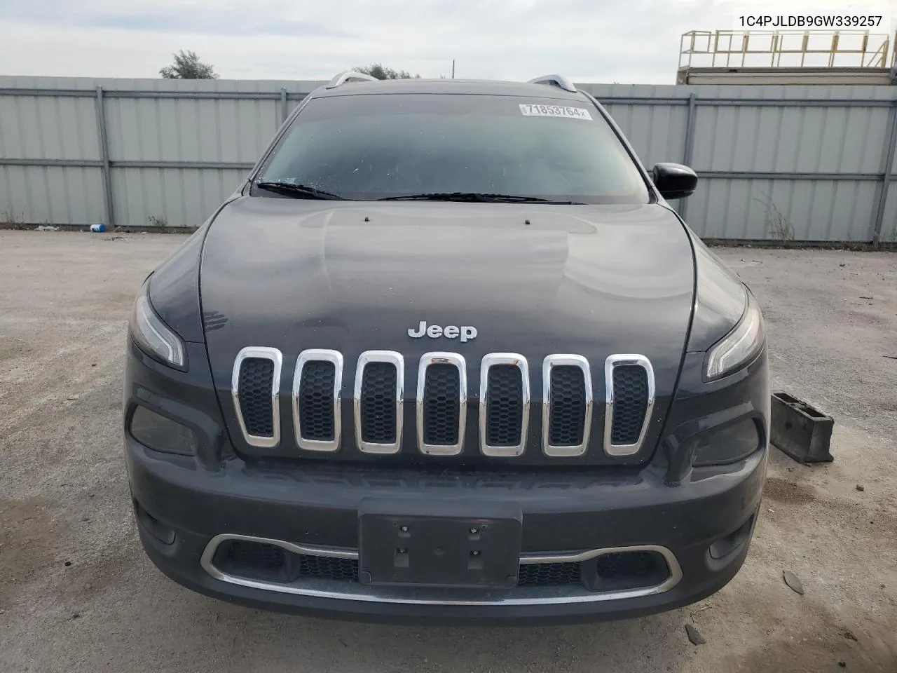 1C4PJLDB9GW339257 2016 Jeep Cherokee Limited