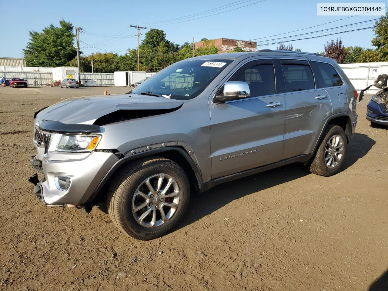 2016 Jeep Grand Cherokee Limited VIN: 1C4RJFBGXGC304446 Lot: 71859344