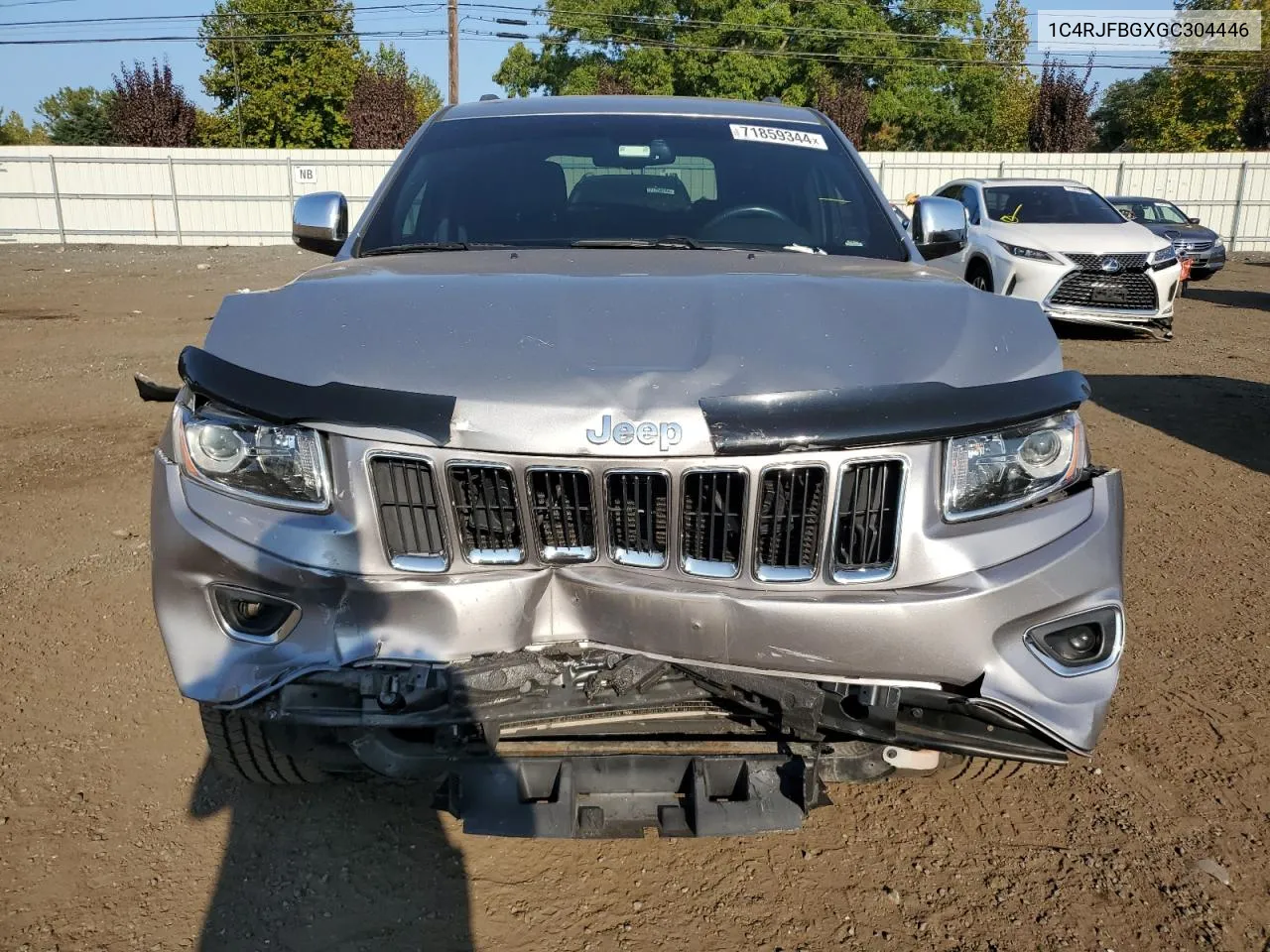 2016 Jeep Grand Cherokee Limited VIN: 1C4RJFBGXGC304446 Lot: 71859344