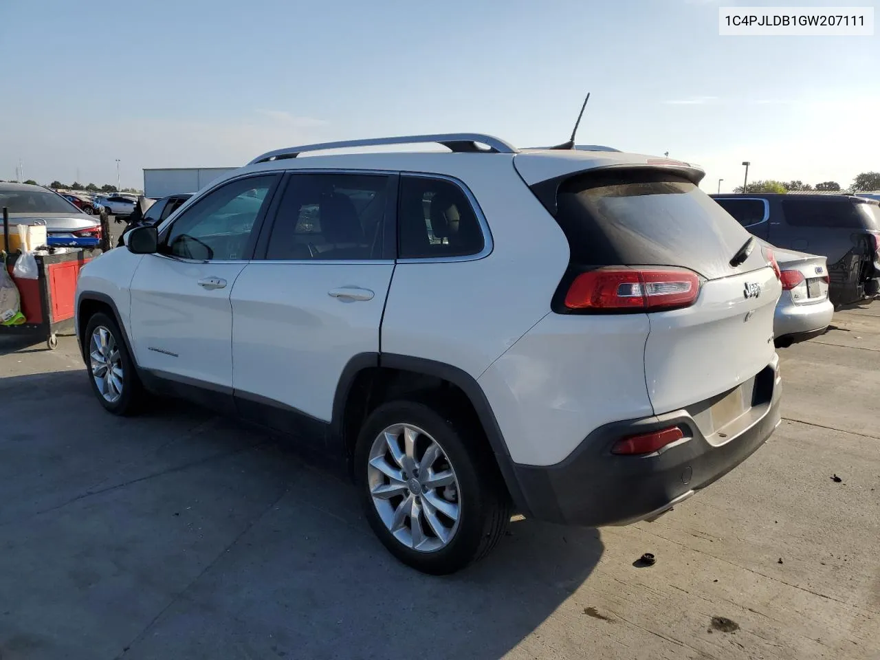 2016 Jeep Cherokee Limited VIN: 1C4PJLDB1GW207111 Lot: 71894474