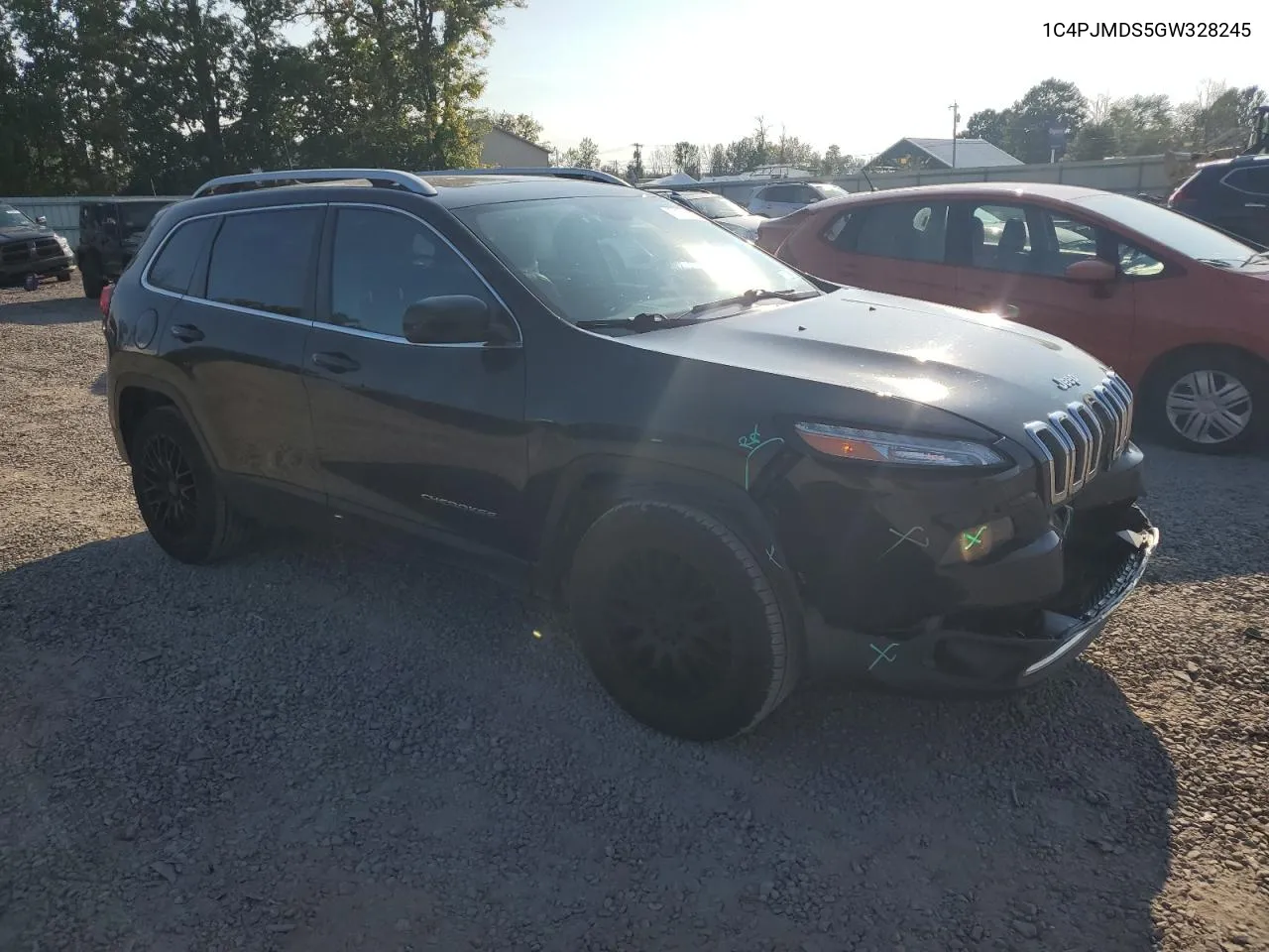 2016 Jeep Cherokee Limited VIN: 1C4PJMDS5GW328245 Lot: 71922524