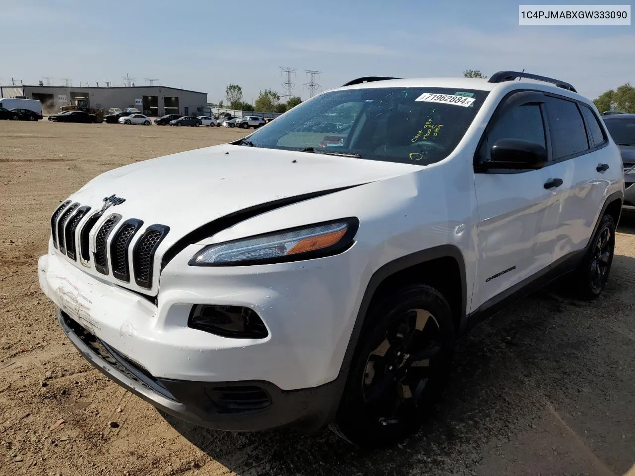 1C4PJMABXGW333090 2016 Jeep Cherokee Sport