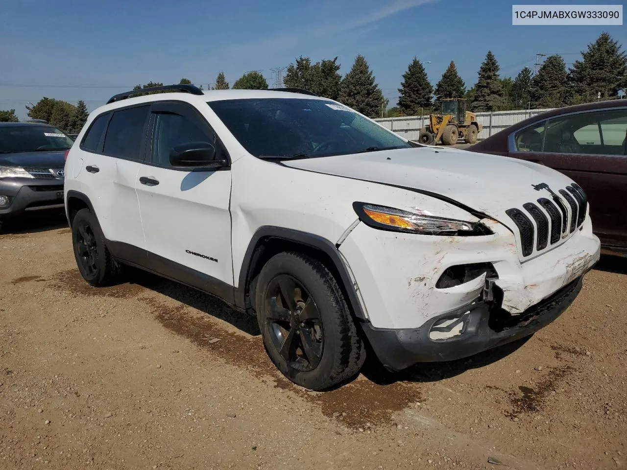 2016 Jeep Cherokee Sport VIN: 1C4PJMABXGW333090 Lot: 71962884