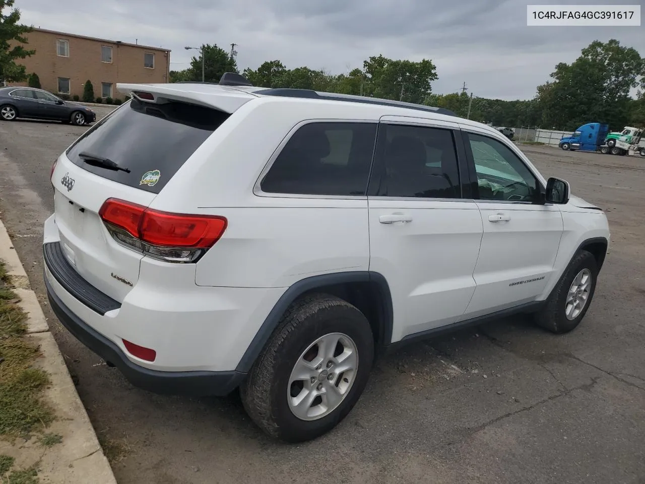 2016 Jeep Grand Cherokee Laredo VIN: 1C4RJFAG4GC391617 Lot: 72021224