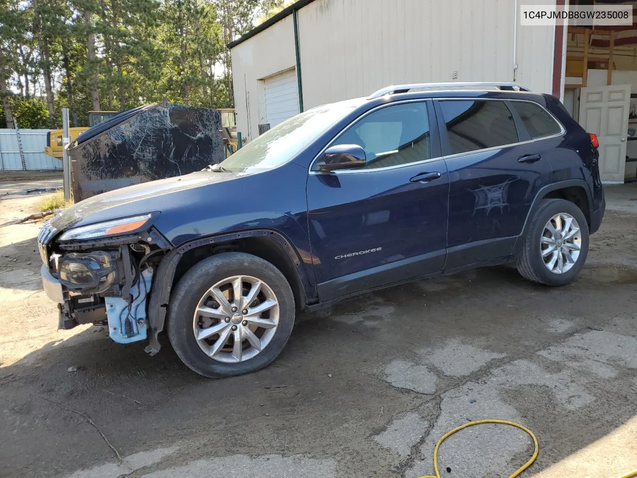 2016 Jeep Cherokee Limited VIN: 1C4PJMDB8GW235008 Lot: 72069834