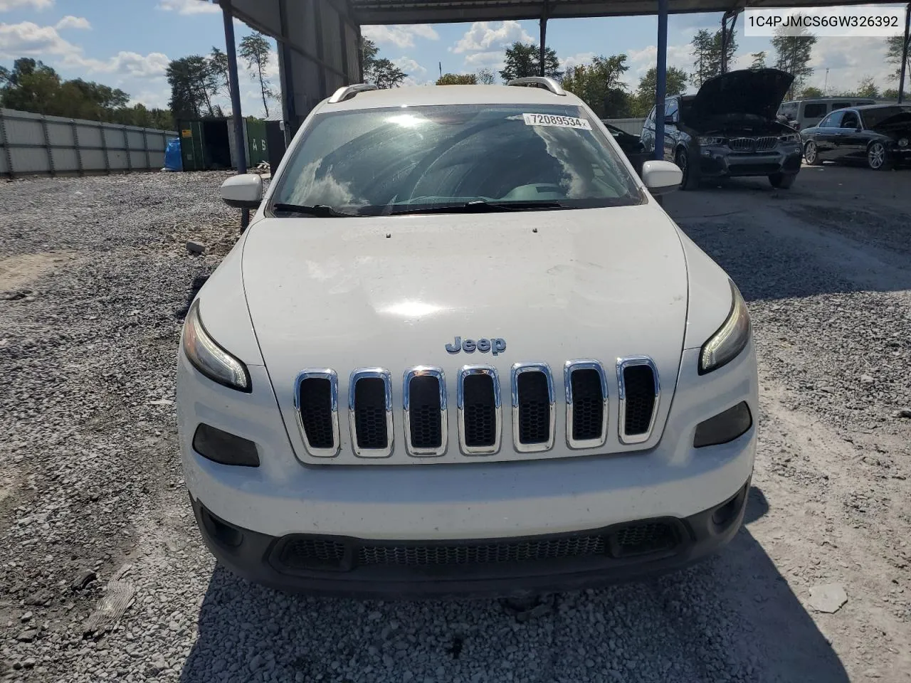 2016 Jeep Cherokee Latitude VIN: 1C4PJMCS6GW326392 Lot: 72089534