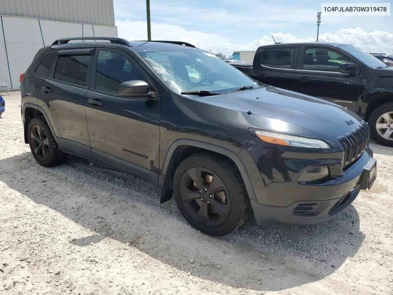 2016 Jeep Cherokee Sport VIN: 1C4PJLAB7GW319478 Lot: 72131434