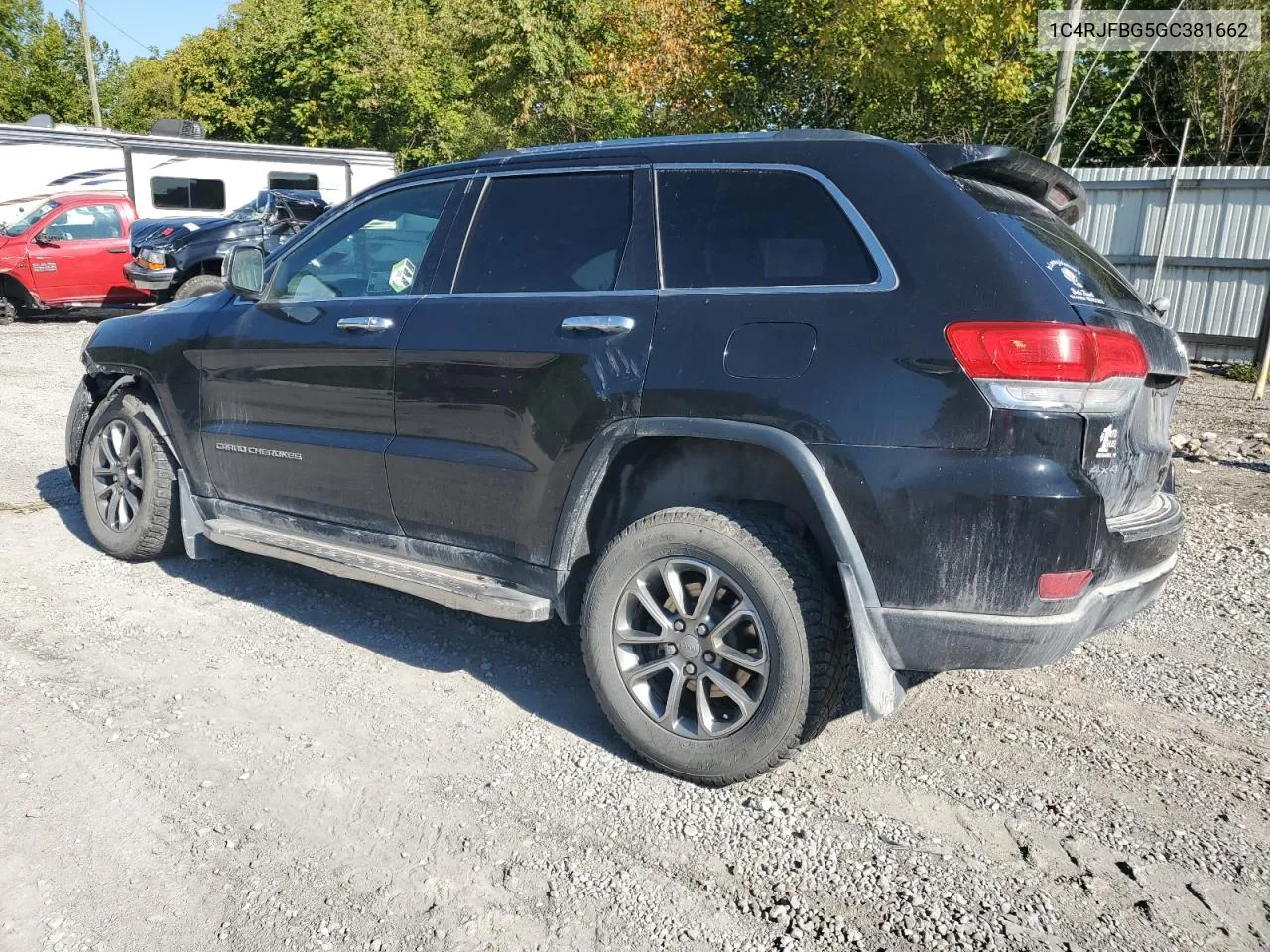 2016 Jeep Grand Cherokee Limited VIN: 1C4RJFBG5GC381662 Lot: 72138134