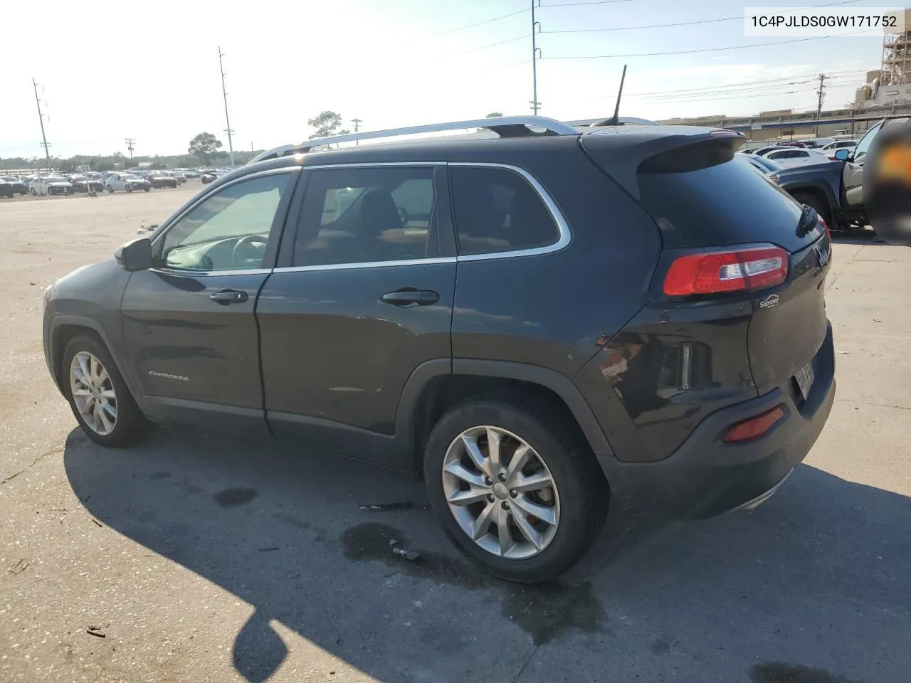 2016 Jeep Cherokee Limited VIN: 1C4PJLDS0GW171752 Lot: 72154914