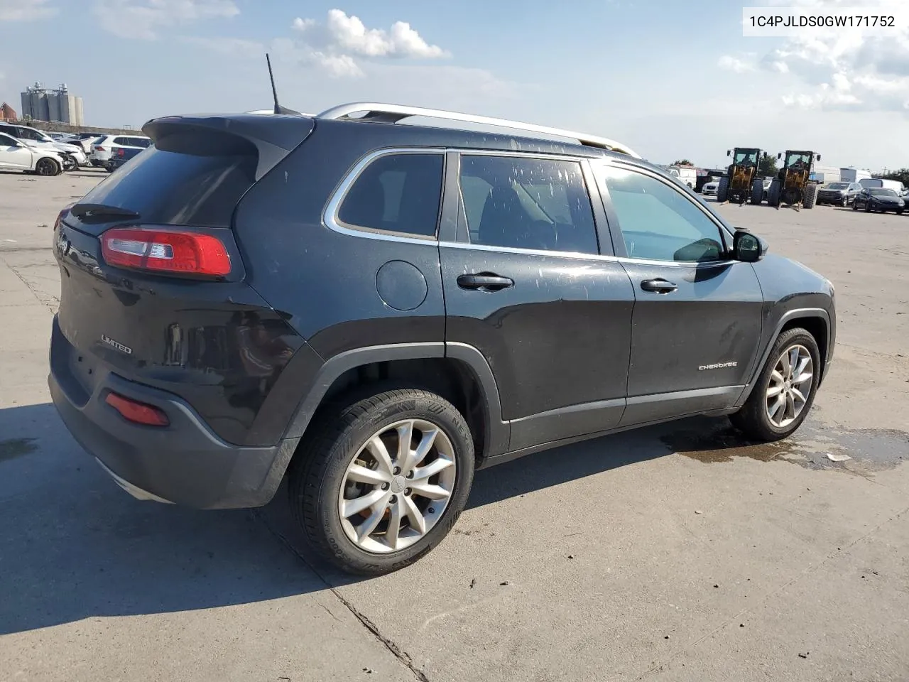 2016 Jeep Cherokee Limited VIN: 1C4PJLDS0GW171752 Lot: 72154914