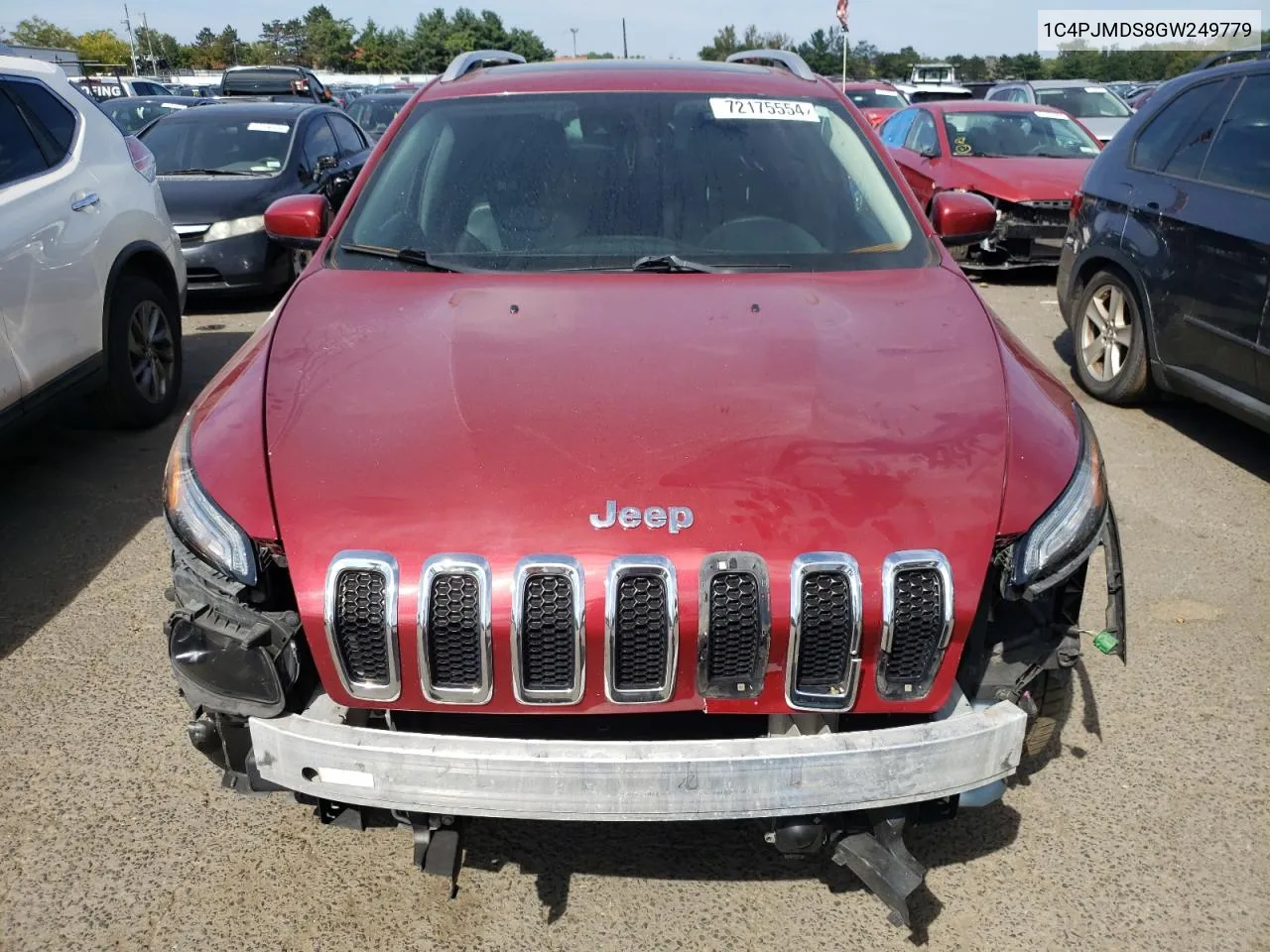 1C4PJMDS8GW249779 2016 Jeep Cherokee Limited